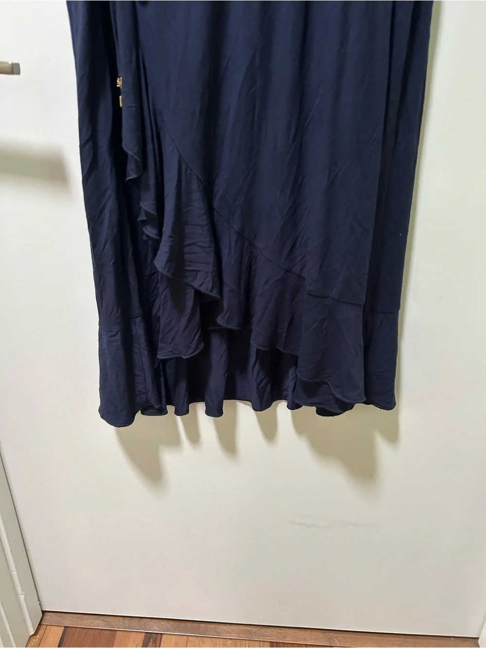 Tory Burch Navy Blue Wrap Dress Size Large
